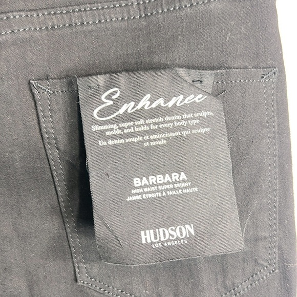Hudson Jeans Barbara High Waist Super Skinny Enhance Jeans size 24 NWT - Picture 6 of 9